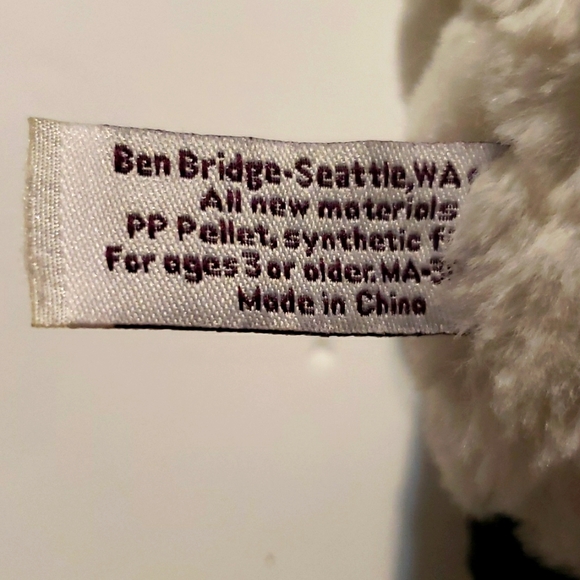 Ben Bridge BearSoft Plush w/Purple Scarf 10” Stuffed Animal Teddy Bear - Picture 9 of 10